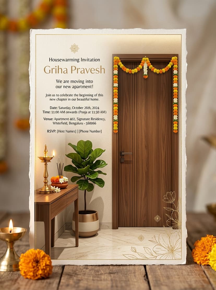 Modern Apartment Grihapravesam